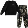 imageLOLANTA Boys Clothes Casual Camouflage 2 Piece Outfits Kids Long sleeve Sweatshirt Pants Sets Tracksuit02black