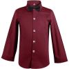 imageLOLANTA Boys Dress Shirts Button Down Shirt Long Sleeve Boys Kids Shirts and Tie Sets Solid Color Uniforms 213 YearsRed