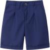imageLOLANTA Boys Dress Shorts Kids Summer Shorts School Uniform OutfitFlat Front Solid Adjustable Waist 214 YearsNavy