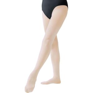 imageLOLANTA Girls Ballet Dance Tights Antislip Footed Super Soft Stockings for Kids Semi Opaque Elastic School Student PantyhoseNude