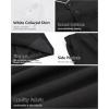 imageLOLANTA Boys 4Piece Formal Suit Wedding Ring Bearer Outfit Vest Suit Pants with White Dress Shirt and Tie for 314 YearsBlack