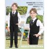 imageLOLANTA Boys 4Piece Formal Suit Wedding Ring Bearer Outfit Vest Suit Pants with White Dress Shirt and Tie for 314 YearsBlack