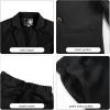 imageLOLANTA Boys Casual Suits Wedding Outfits Kids 2 Piece Gentleman Blazer and Pants Set DresswearBlack
