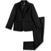 imageLOLANTA Boys Casual Suits Wedding Outfits Kids 2 Piece Gentleman Blazer and Pants Set DresswearBlack