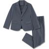 imageLOLANTA Boys Casual Suits Wedding Outfits Kids 2 Piece Gentleman Blazer and Pants Set DresswearBluegray