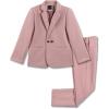 imageLOLANTA Boys Casual Suits Wedding Outfits Kids 2 Piece Gentleman Blazer and Pants Set DresswearPink