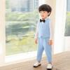 imageLOLANTA Boys Vest Suit 4Piece Formal Suit Set Pretty Texture Kids Birthday Wedding Easter Party Dress Outfits 213 YearsBlue