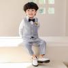 imageLOLANTA Boys Vest Suit 4Piece Formal Suit Set Pretty Texture Kids Birthday Wedding Easter Party Dress Outfits 213 YearsGray