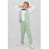imageLOLANTA Boys Vest Suit 4Piece Formal Suit Set Pretty Texture Kids Birthday Wedding Easter Party Dress Outfits 213 YearsGreen