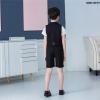 imageLOLANTA Boys Vest Tuxedo Suit Wedding Ring Bearer Outfits 4PCs Dress Clothes Vest Shirt Shorts Bow TieBlack