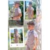 imageLOLANTA Boys Vest Tuxedo Suit Wedding Ring Bearer Outfits 4PCs Dress Clothes Vest Shirt Shorts Bow TieLight Grey