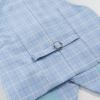 imageLOLANTA Boys Vest and Pants Set Slim Fit Dress Clothes Kids 5 Piece Ring Bearer Outfit Adjustable WaistBlue Plaid