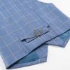 imageLOLANTA Boys Vest and Pants Set Slim Fit Dress Clothes Kids 5 Piece Ring Bearer Outfit Adjustable WaistDark Blue