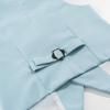 imageLOLANTA Boys Vest and Pants Set Slim Fit Dress Clothes Kids 5 Piece Ring Bearer Outfit Adjustable WaistIce Blue