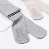 imageLOLANTA Cable Knit Tights for Girls Nonslip Uniform Socks Footed Leggings Soft Combed Cotton Pantyhose 3 PACKGreyWhiteOatmeal