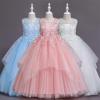 imageLOLANTA Flower Girl Dress for Wedding Kids Tulle Princess Long Dresses Father Daughter Dance Girls Vestidos Lace EmbroideryWhite