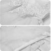imageLOLANTA Flower Girl Dress for Wedding Kids Tulle Princess Long Dresses Father Daughter Dance Girls Vestidos Lace EmbroideryWhite