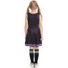 imageLOLANTA Girls Cheerleader Costumes Dresses Cheerleading Outfit Cheer Uniform Pom PomsBlack
