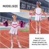 imageLOLANTA Girls Cheerleader Costumes Kids Halloween Costume Glitter Cheerleading Uniform Dress Up Outfit Christmas Gifts 513YPink