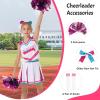 imageLOLANTA Girls Cheerleader Costumes Kids Halloween Costume Glitter Cheerleading Uniform Dress Up Outfit Christmas Gifts 513YPink