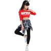 imageLOLANTA Girls Hip Hop Street Dance Costumes Jazz Outfit Kids Cropped Tops Culottes Pantskirts SetBlue