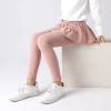 imageLOLANTA Girls Leggings with Skirt School Uniform Pants Kids Casual Stretchy Pleated Pantskirt for 512 YearsPink