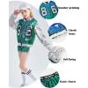imageLOLANTA Girls Sequin Dance Costume Sparkle Hip Hop Jazz Dance Dresses Modern Dancing Outfits 416Mermaid Green