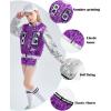 imageLOLANTA Girls Sequin Dance Costume Sparkle Hip Hop Jazz Dance Dresses Modern Dancing Outfits 416Purple