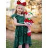 imageLOLANTA Girls Sequin Party Dress One Shoulder Layered Sparkle High Low Dresses for Birthday Graduation PromGreen
