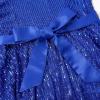 imageLOLANTA Girls Sequin Party Dress One Shoulder Layered Sparkle High Low Dresses for Birthday Graduation PromRoyal Blue