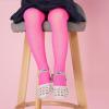 imageLOLANTA Girls Sparkle Tights 2 Pack Fishnet Rhinestone Stockings for Kids Glitter Shimmer Mesh PantyhoseHot Pinkrhinestone