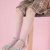 imageLOLANTA Girls Sparkle Tights 2 Pack Fishnet Rhinestone Stockings for Kids Glitter Shimmer Mesh PantyhoseWhiterhinestone