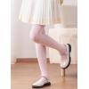 imageLOLANTA Girls Stockings 2 Pack Sparkle Tights Kids Stretchy Rhinestone Glitter Seethrough Pantyhose for 612YPink