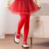 imageLOLANTA Girls Stockings 2 Pack Sparkle Tights Kids Stretchy Rhinestone Glitter Seethrough Pantyhose for 612YRed