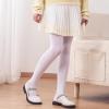 imageLOLANTA Girls Stockings 2 Pack Sparkle Tights Kids Stretchy Rhinestone Glitter Seethrough Pantyhose for 612YWhite