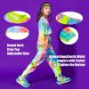 imageLOLANTA Girls Tie Dye Hiphop Dance Clothes Sweatsuit Outfits Sports Crop Tops Joggers SetMulticoloured