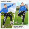 imageLOLANTA Kids 2 Piece Outfits Long Sleeve Cropped Sweatshirt Letter Print Hoodie And Sweatpants Set for GirlsBlue
