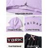 imageLOLANTA Kids 2 Piece Outfits Long Sleeve Cropped Sweatshirt Letter Print Hoodie And Sweatpants Set for GirlsPurple