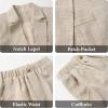 imageLOLANTA Kids Boys Plaid Suit Fashion Blazer Pants Set 2 Piece Formal Wear Outfit for WeddingKhaki