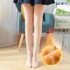 imageLOLANTA Winter Tights for Girls Stockings Warm Fleece Lined Footed Leggings High Waist PantyhoseApricot