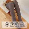 imageLOLANTA Winter Tights for Girls Stockings Warm Fleece Lined Footed Leggings High Waist PantyhoseBrown