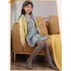 imageLOLANTA Winter Tights for Girls Stockings Warm Fleece Lined Footed Leggings High Waist PantyhoseBrown
