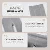 imageLOLANTA Winter Tights for Girls Stockings Warm Fleece Lined Footed Leggings High Waist PantyhoseLight Grey