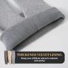 imageLOLANTA Winter Tights for Girls Stockings Warm Fleece Lined Footed Leggings High Waist PantyhoseLight Grey