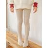 imageLOLANTA Winter Tights for Girls Stockings Warm Fleece Lined Footed Leggings High Waist PantyhoseOatmeal