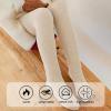 imageLOLANTA Winter Tights for Girls Stockings Warm Fleece Lined Footed Leggings High Waist PantyhoseOatmeal