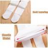 imageLOLANTA Winter Tights for Girls Stockings Warm Fleece Lined Footed Leggings High Waist PantyhoseWhite