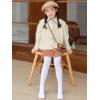imageLOLANTA Winter Tights for Girls Stockings Warm Fleece Lined Footed Leggings High Waist PantyhoseWhite