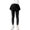 imageLOLANTA Girls Leggings with Skirt School Uniform Pants Kids Casual Stretchy Pleated Pantskirt for 512 YearsBlack