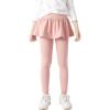 imageLOLANTA Girls Leggings with Skirt School Uniform Pants Kids Casual Stretchy Pleated Pantskirt for 512 YearsPink